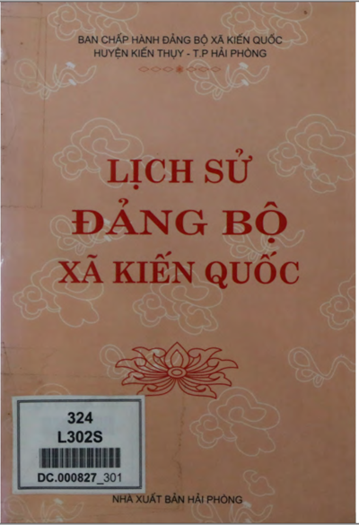 LỊCH SỬ ĐẢNG BỘ XÃ KIẾN QUỐC (BẢN GỐC)
